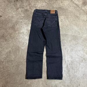 Black Premium Quality Levi’s Ribcage Straight Ankle Jeans